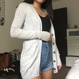 🚫SOLD🚫Grey knit cardigan